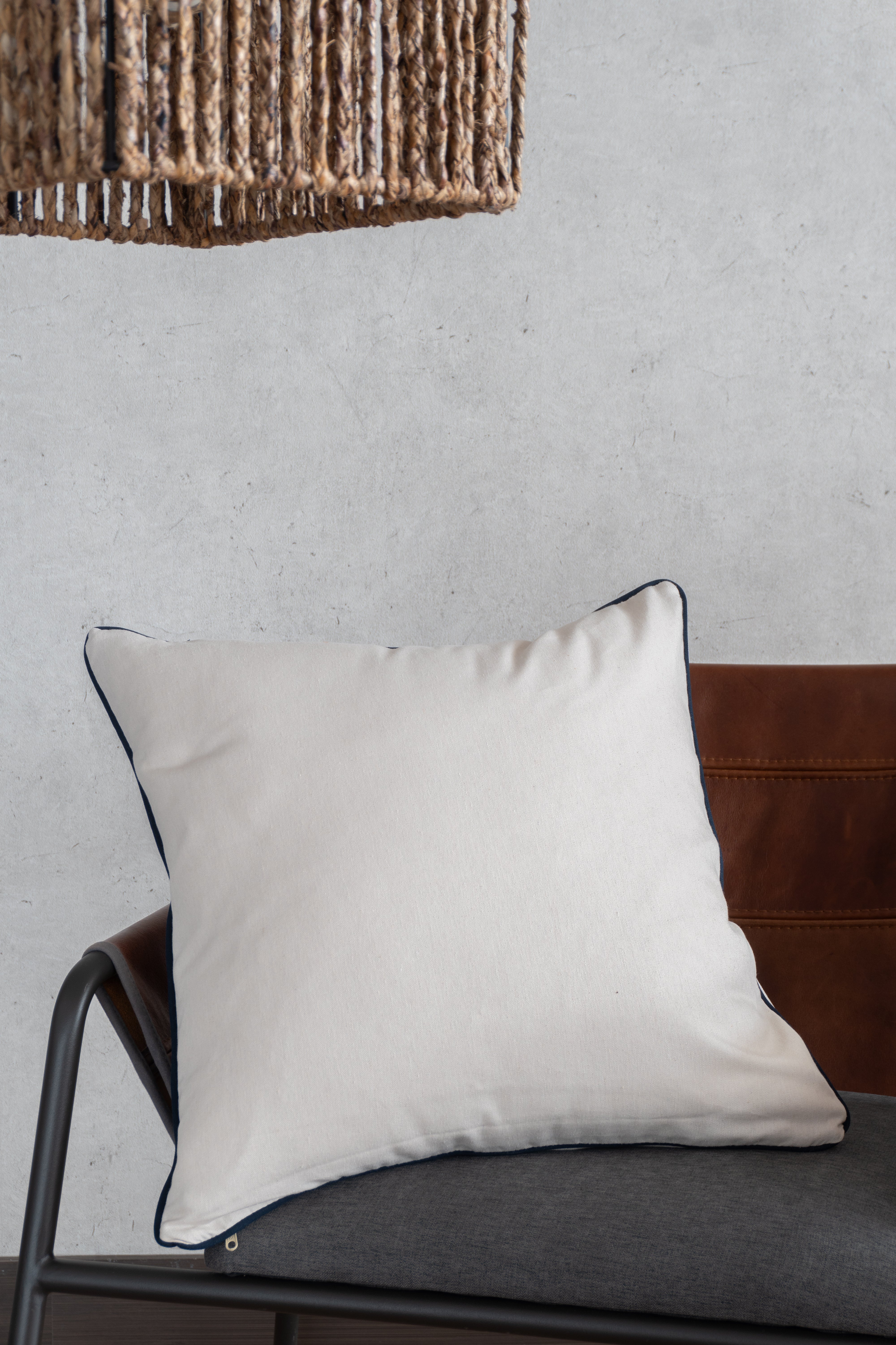 Forro Cojin Bora Stone/Navy Plus