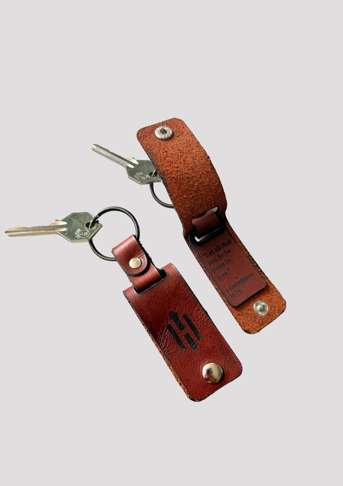 Llavero Doble Cuero Personalizable