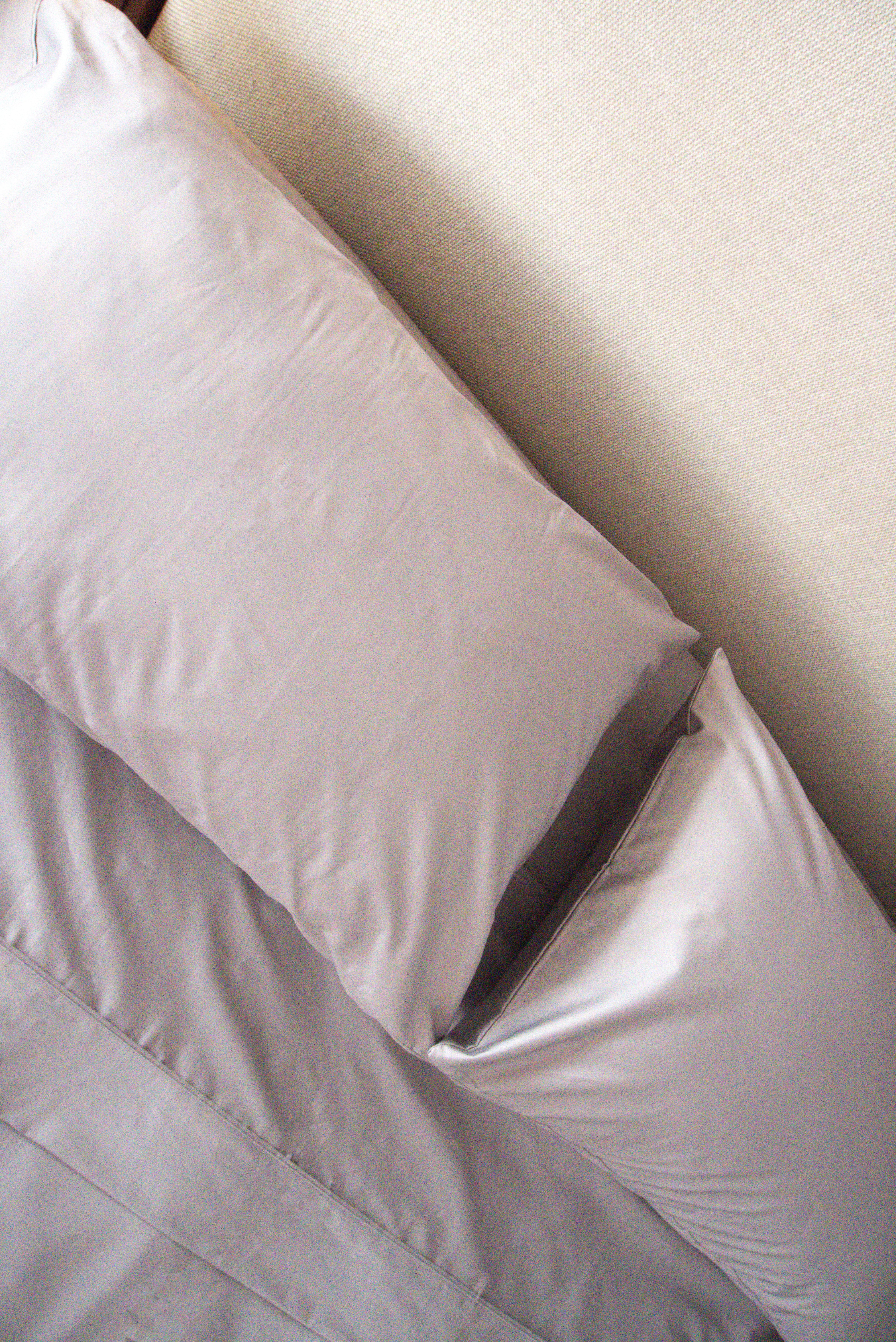 Juego de Sábanas Lux Gris 400 hilos 100% Algodón