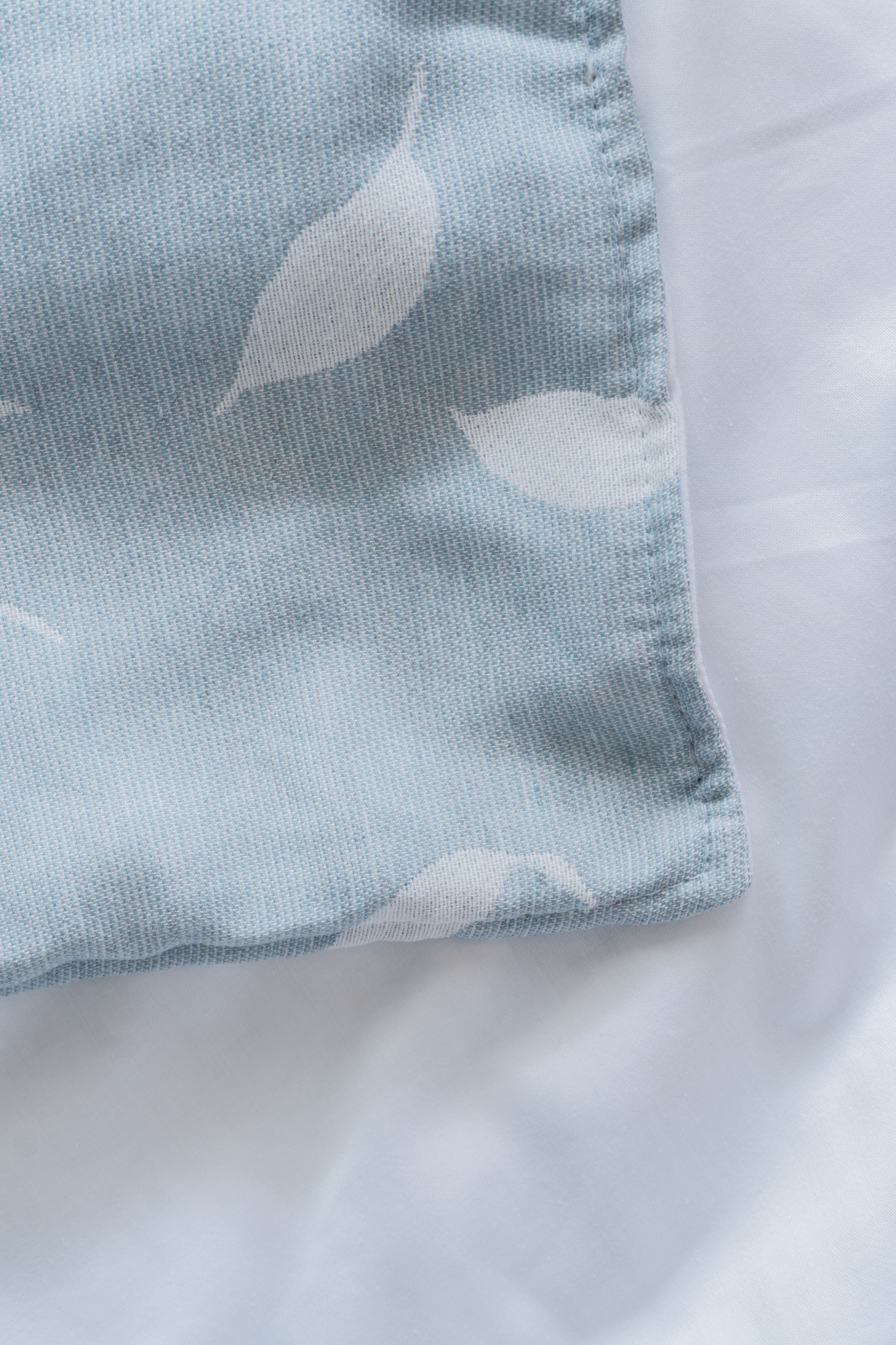 Set Duvet Leave Aqua
