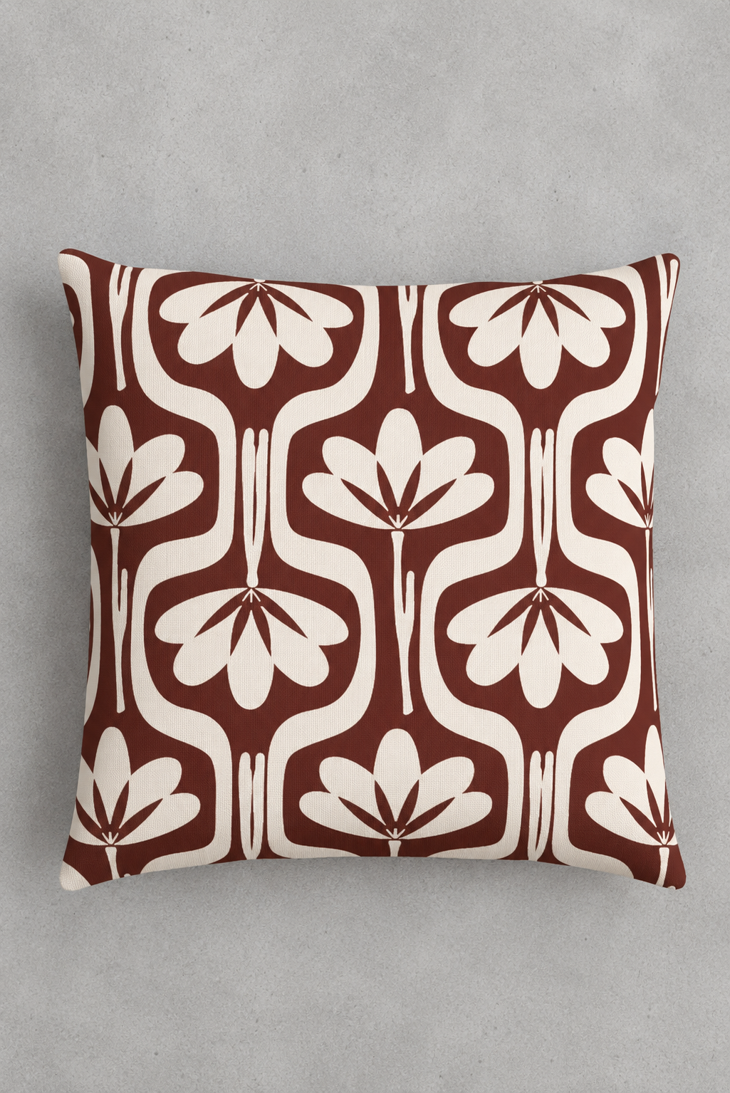 Forro Cojin Magnolia Terra 50x50