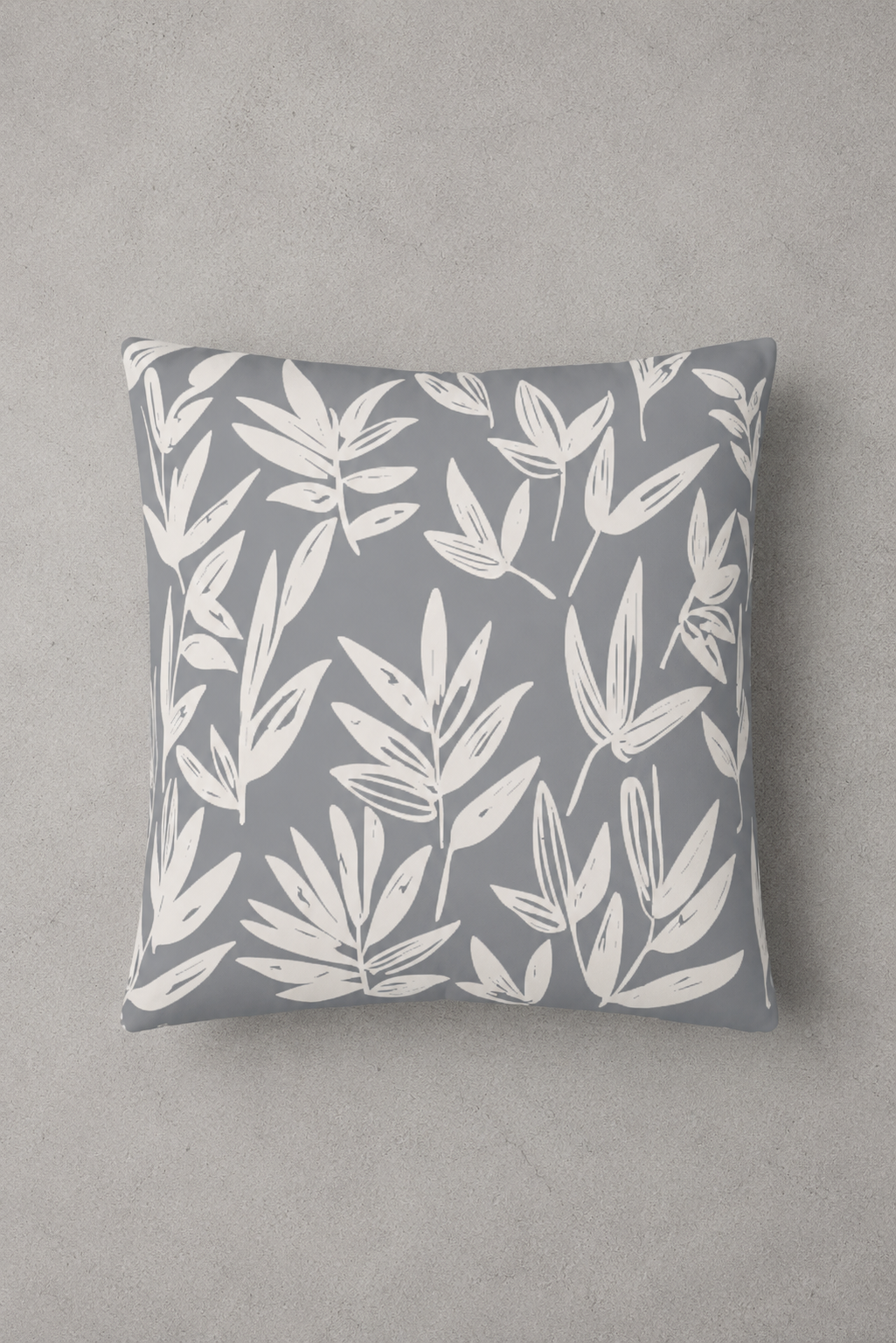 Forro Cojin Maranta Gris 50x50