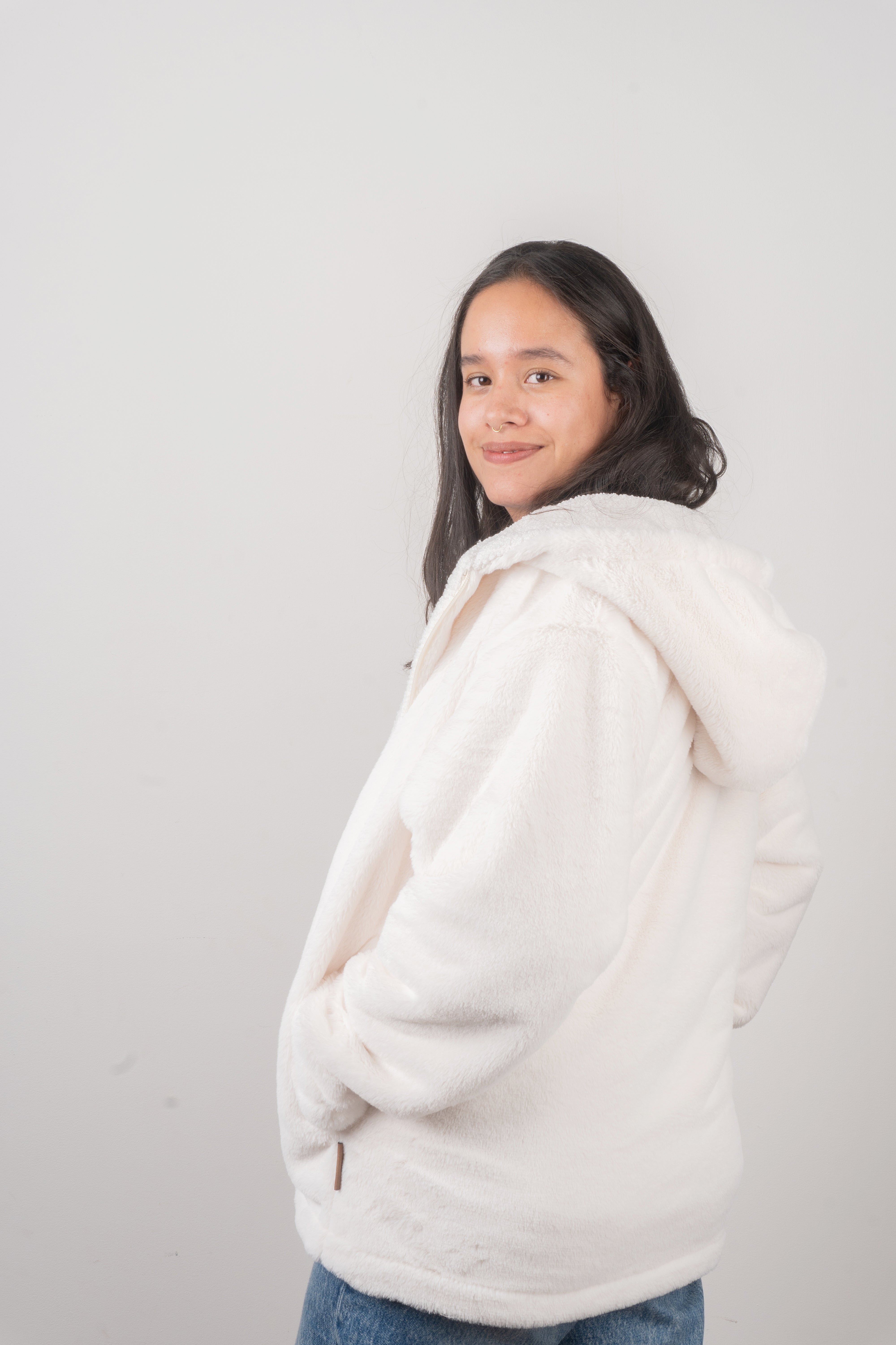 Saco Nordic Doblefaz Ivory
