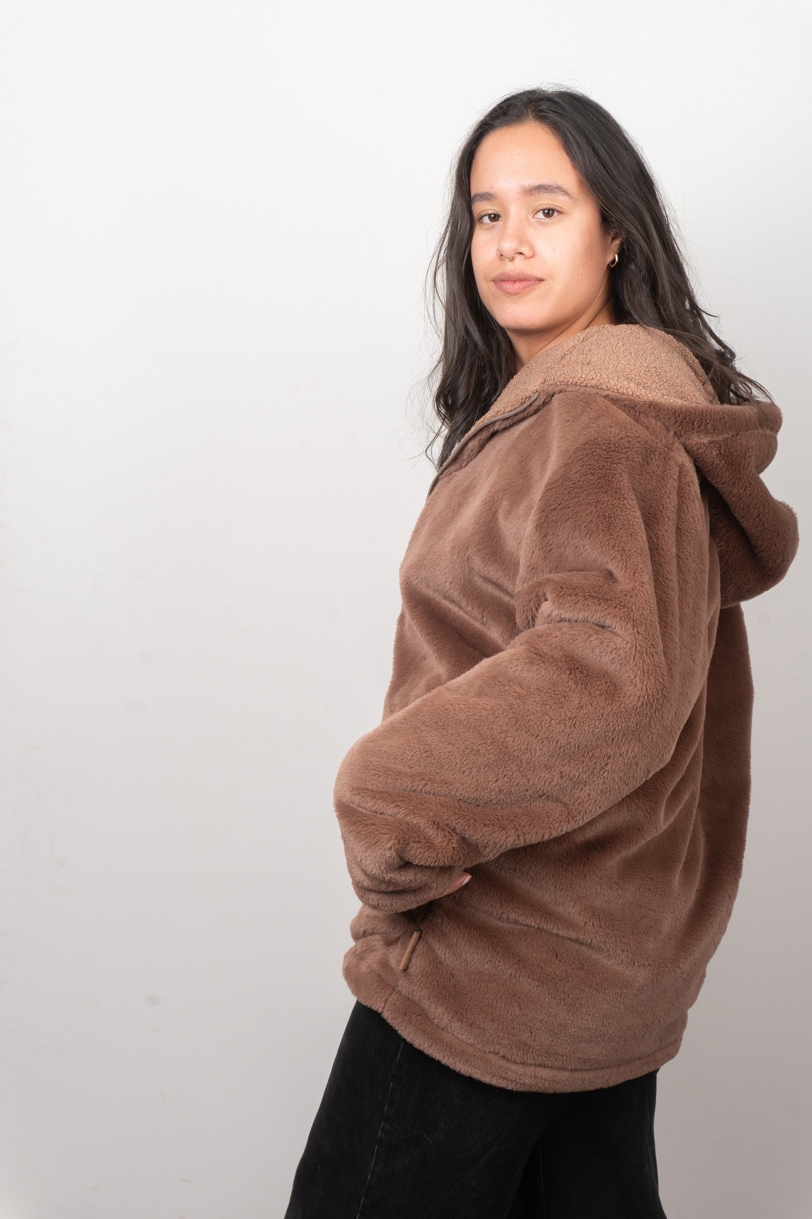 Saco Nordic Doblefaz Mocca