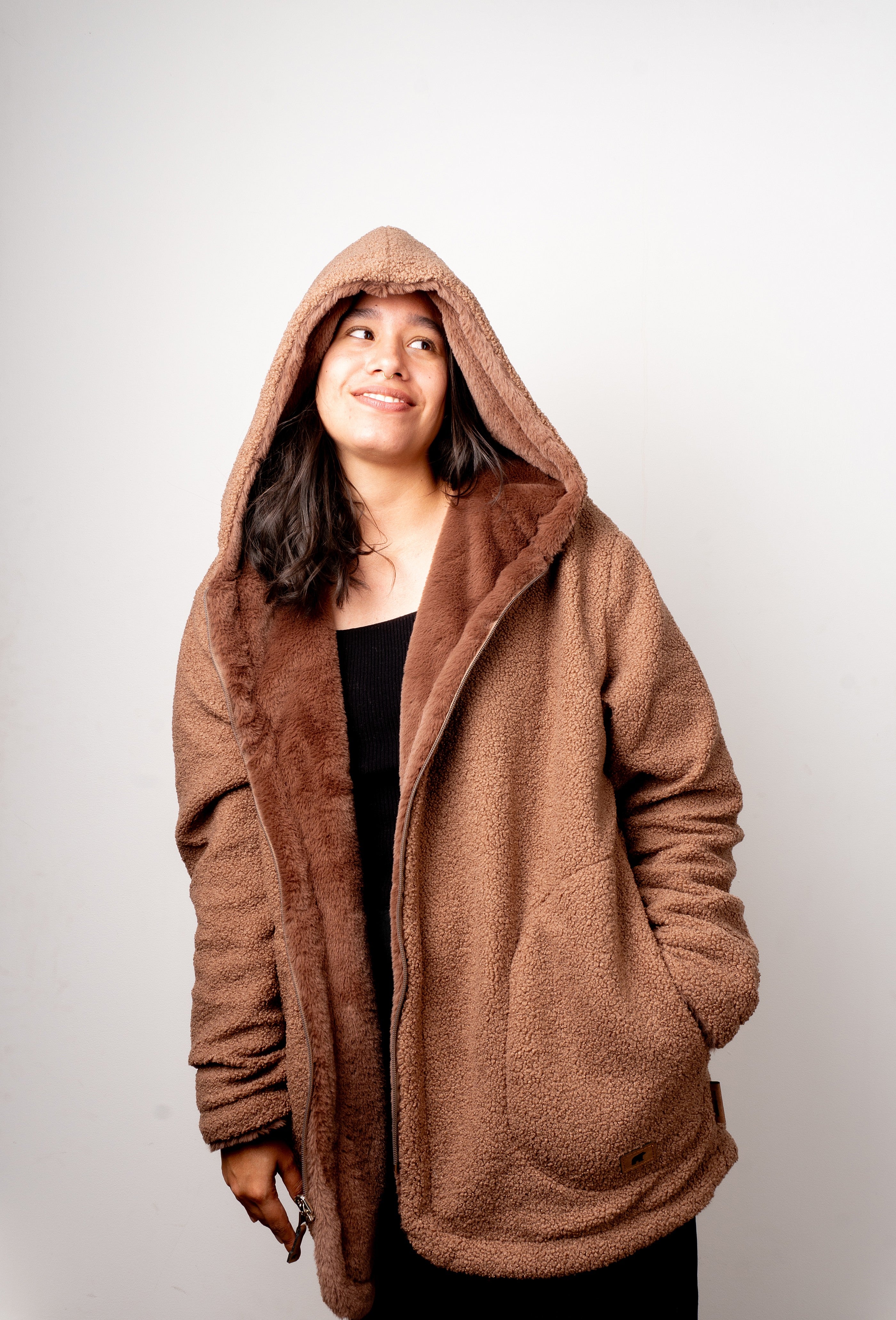 Saco Nordic Doblefaz Mocca