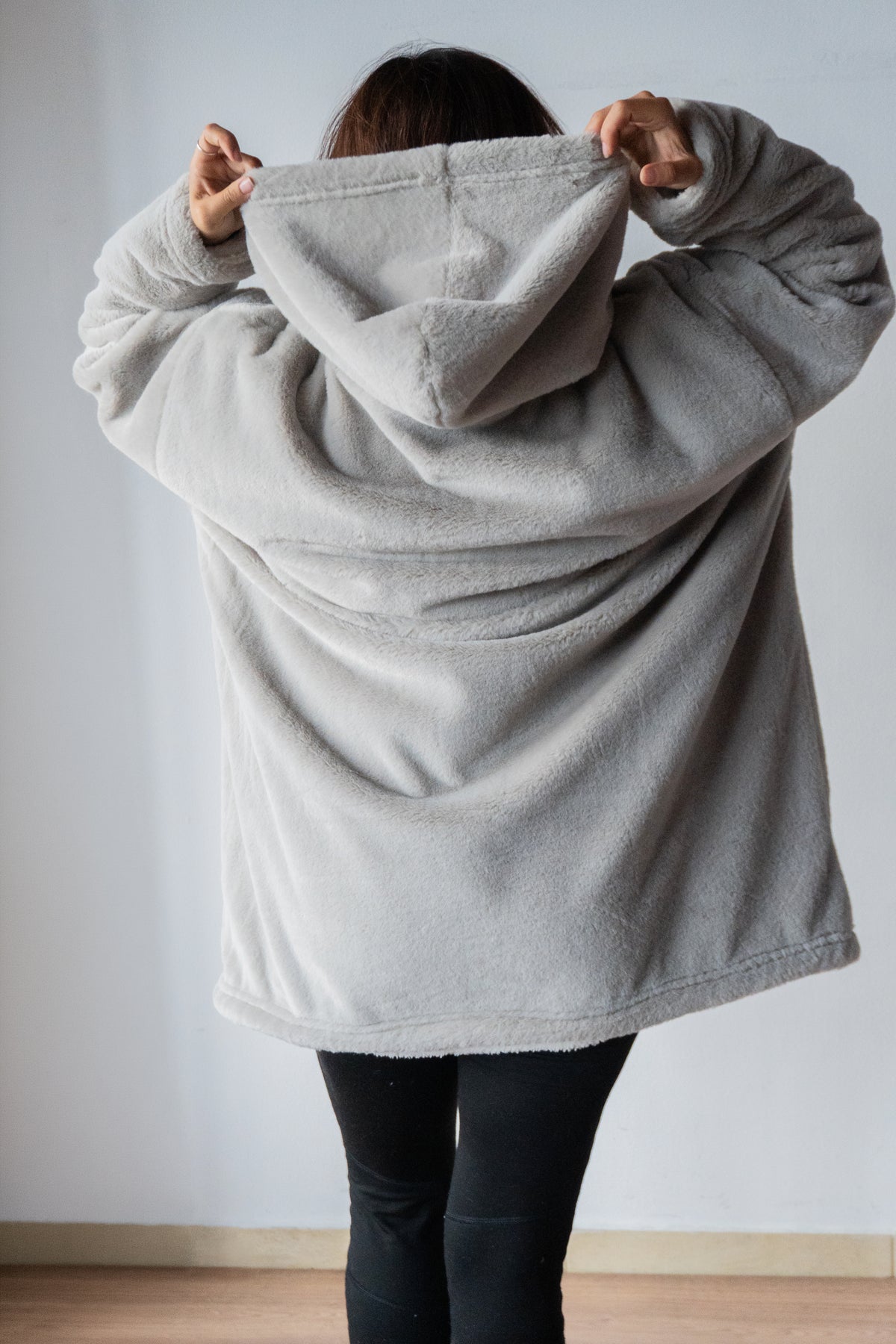 Saco Teddy Plata