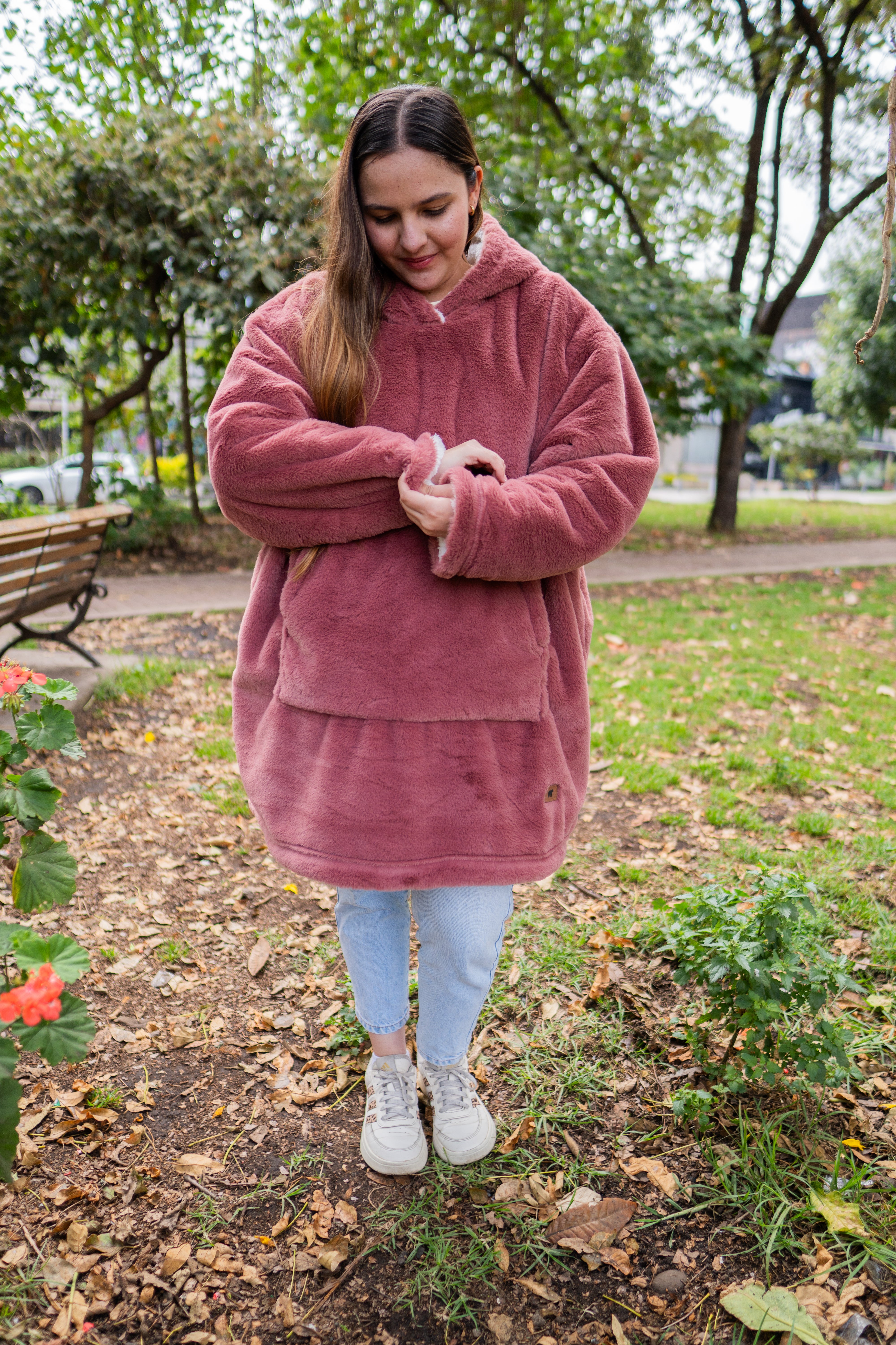 Saco Teddy Berenjena