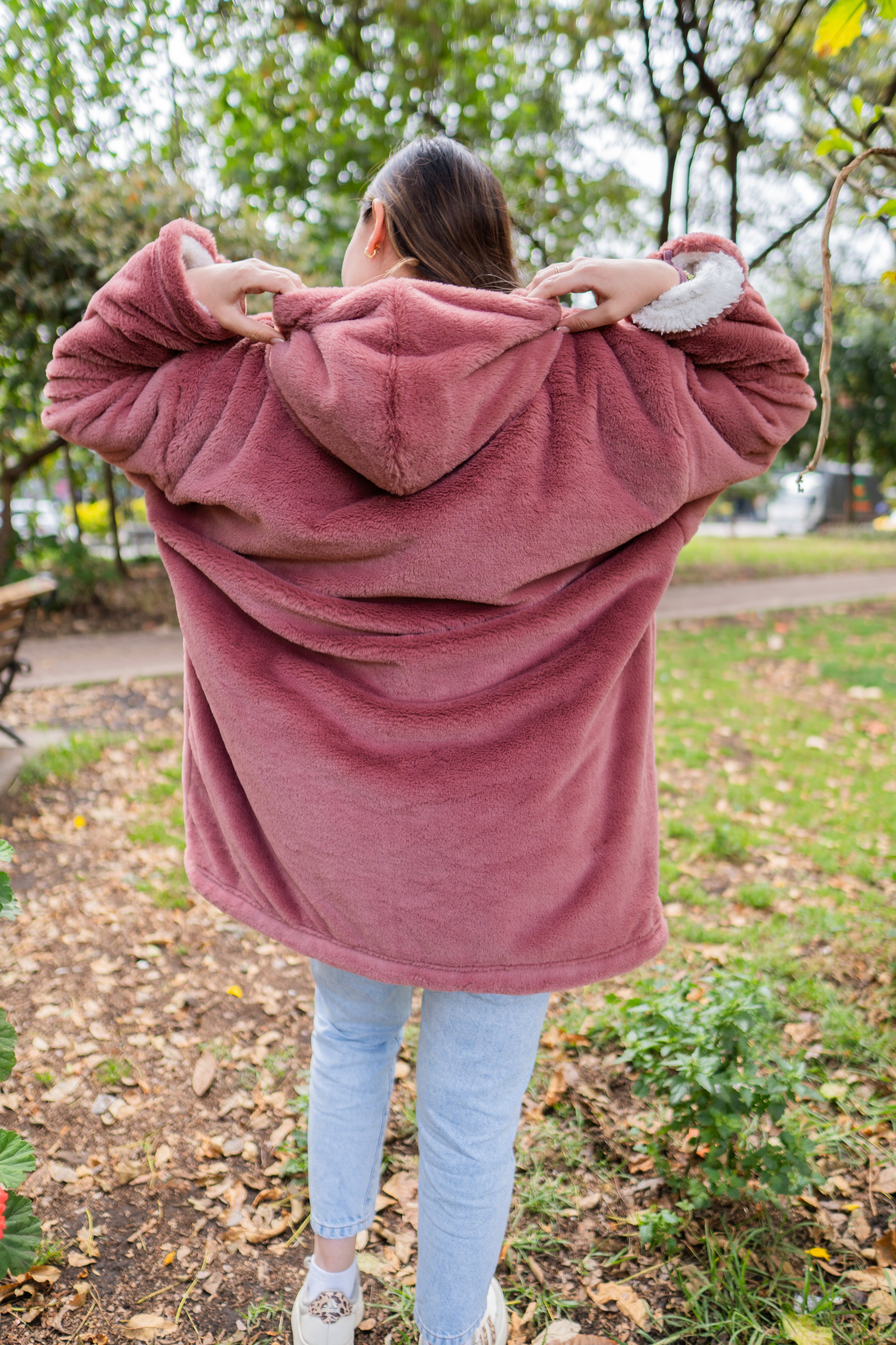 Saco Teddy Berenjena