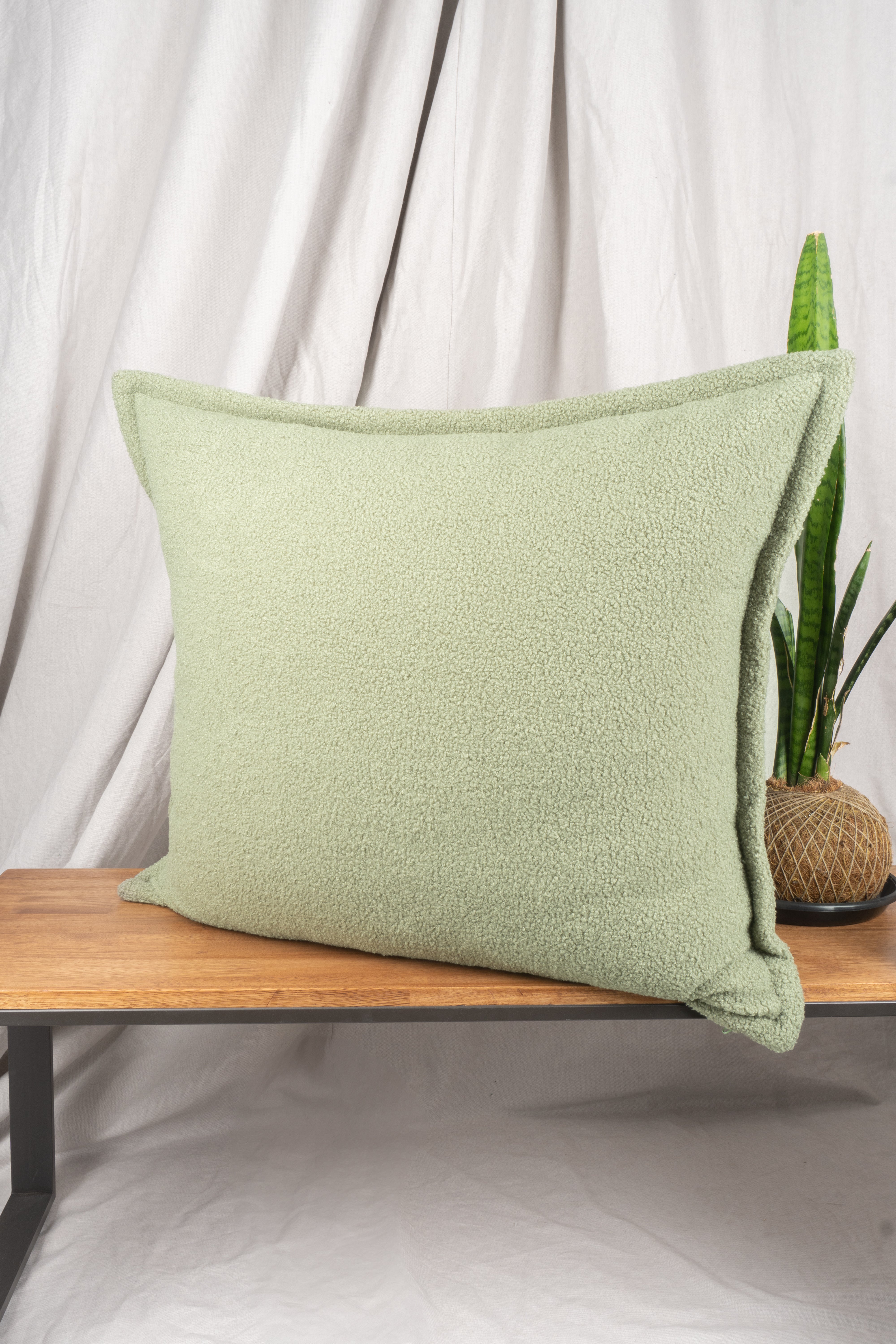 Forro Cojin Nordic Oliva Euro