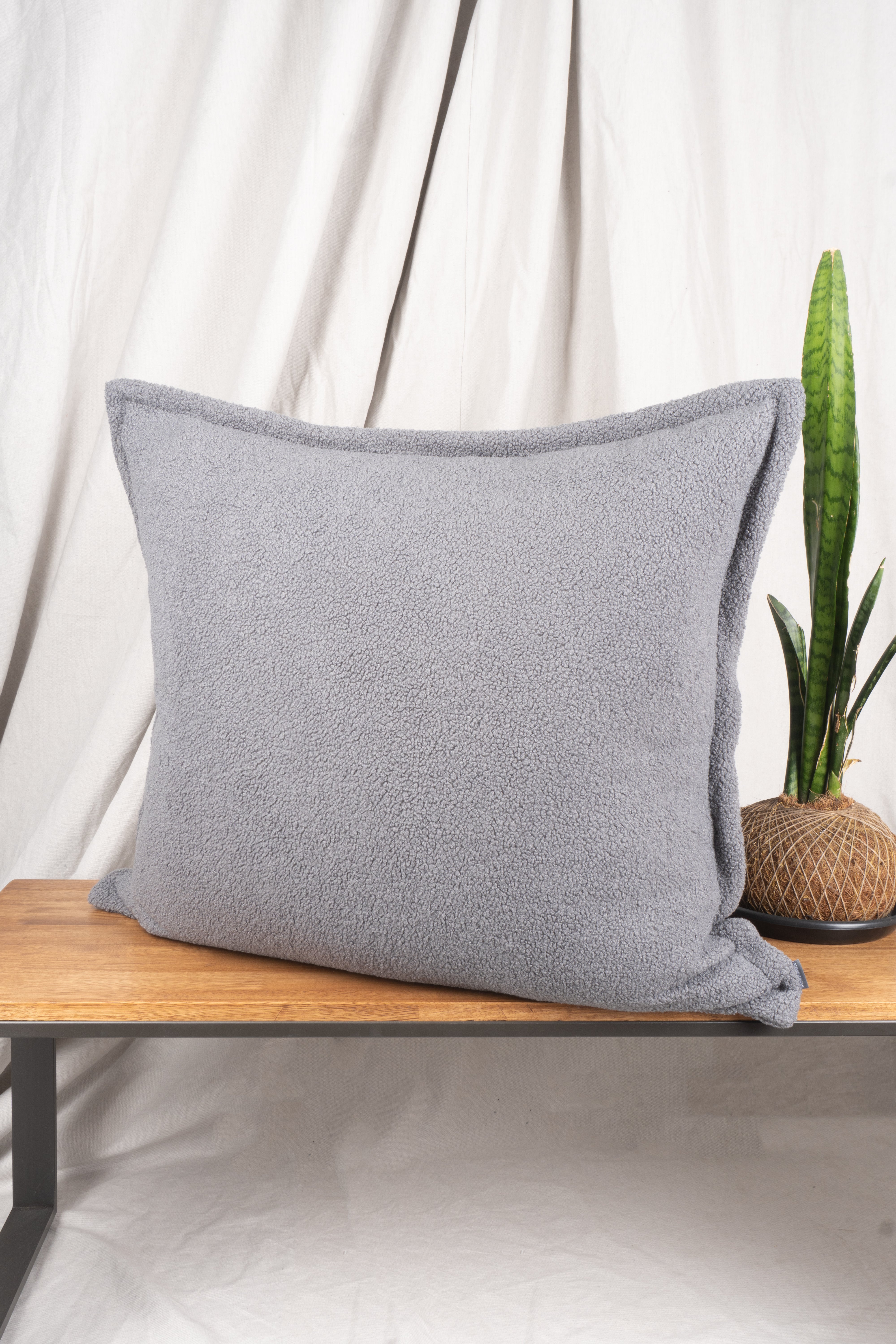 Forro Cojin Nordic Grafito Euro