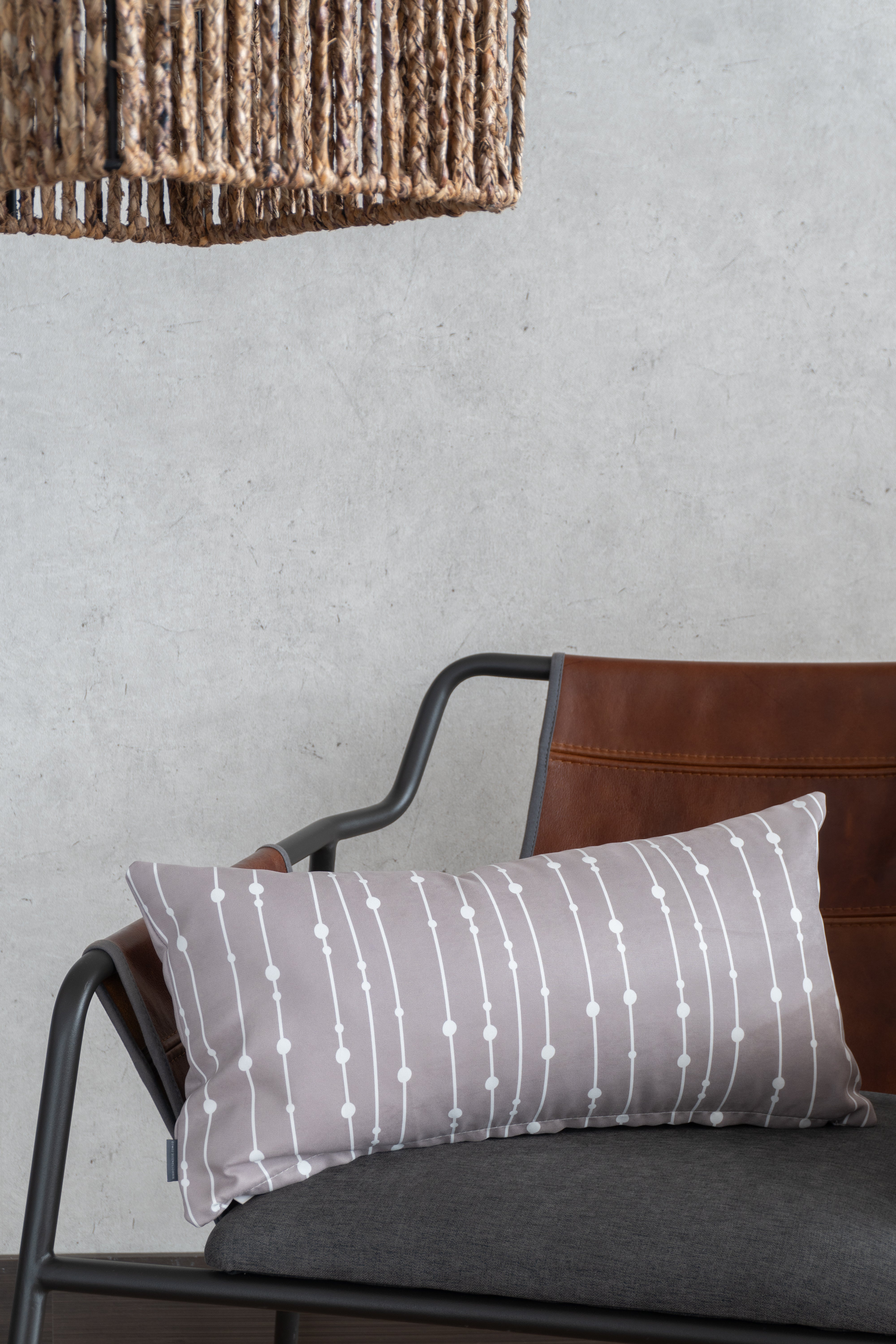 Forro Cojin Point Natural Riñonero