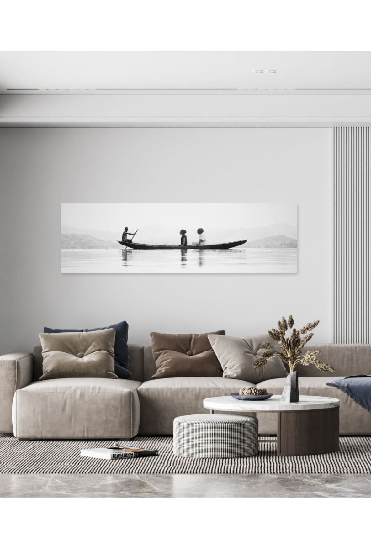 Vibrant Cuadro Canoa wall art featuring a stunning canoe design with sharp details and rich colors on premium canvas.