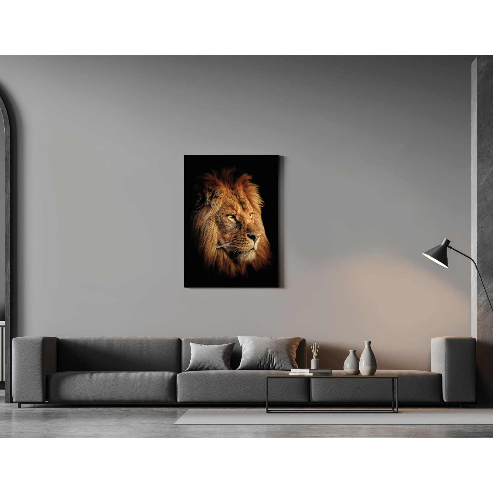 Vibrant Cuadro Congo artwork featuring bold colors and sharp details, printed on high-quality canvas for stylish home decor.