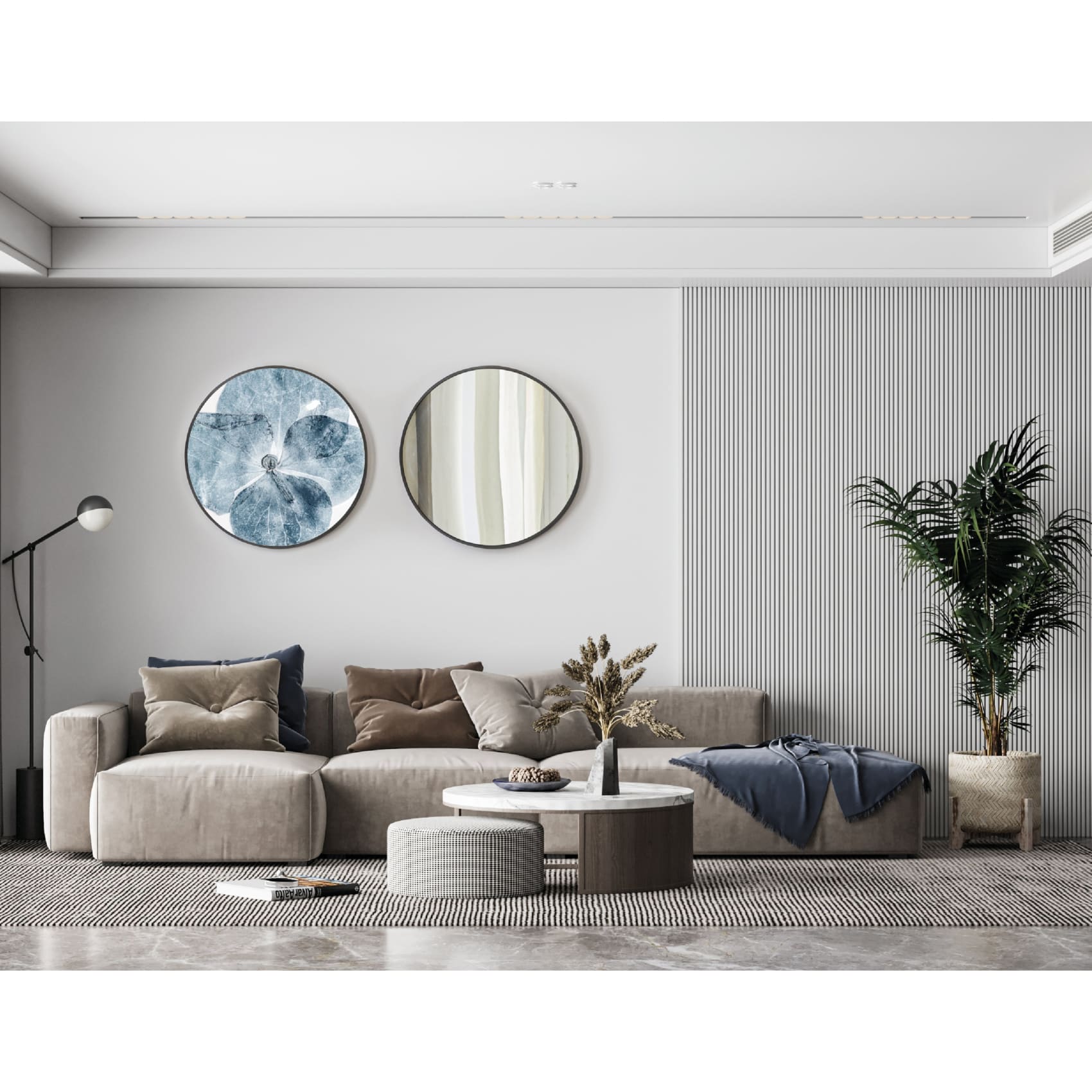 Cuadro decorativo, sala, habitación, floral