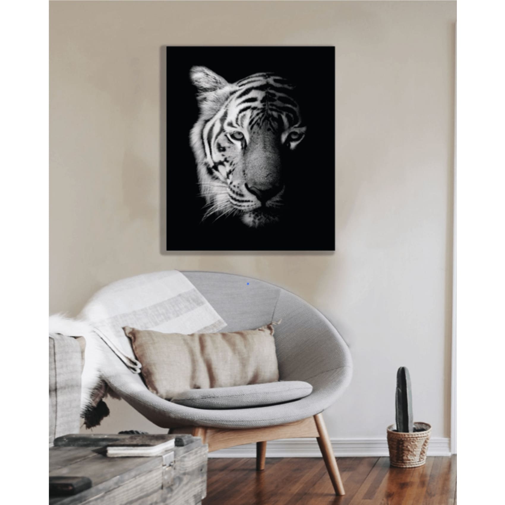Stunning Cuadro Siberiano wall art featuring vibrant colors and sharp details on a premium canvas, perfect for elegant home decor.