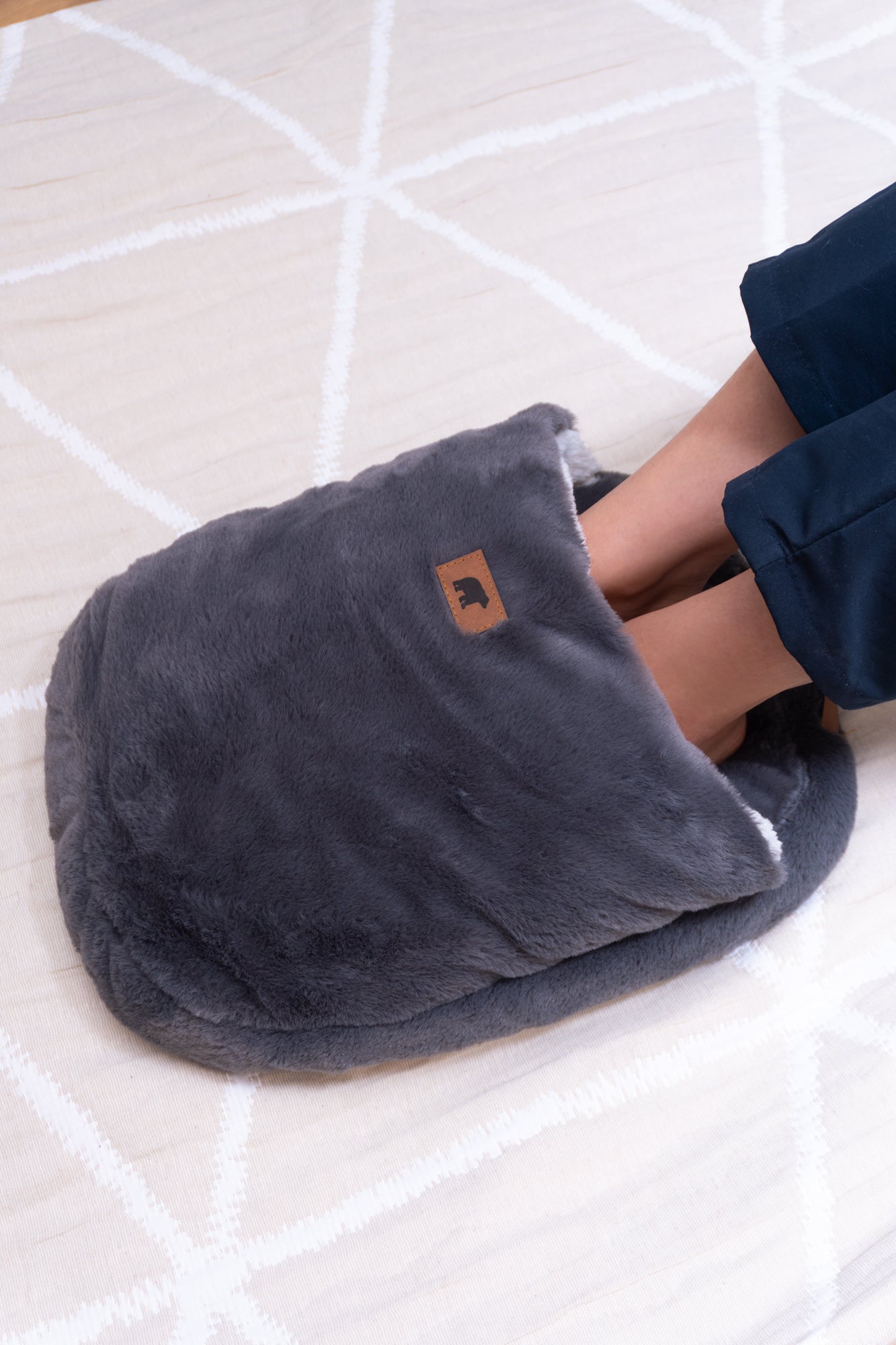 Descansa Pies Bunny - Gris Oscuro