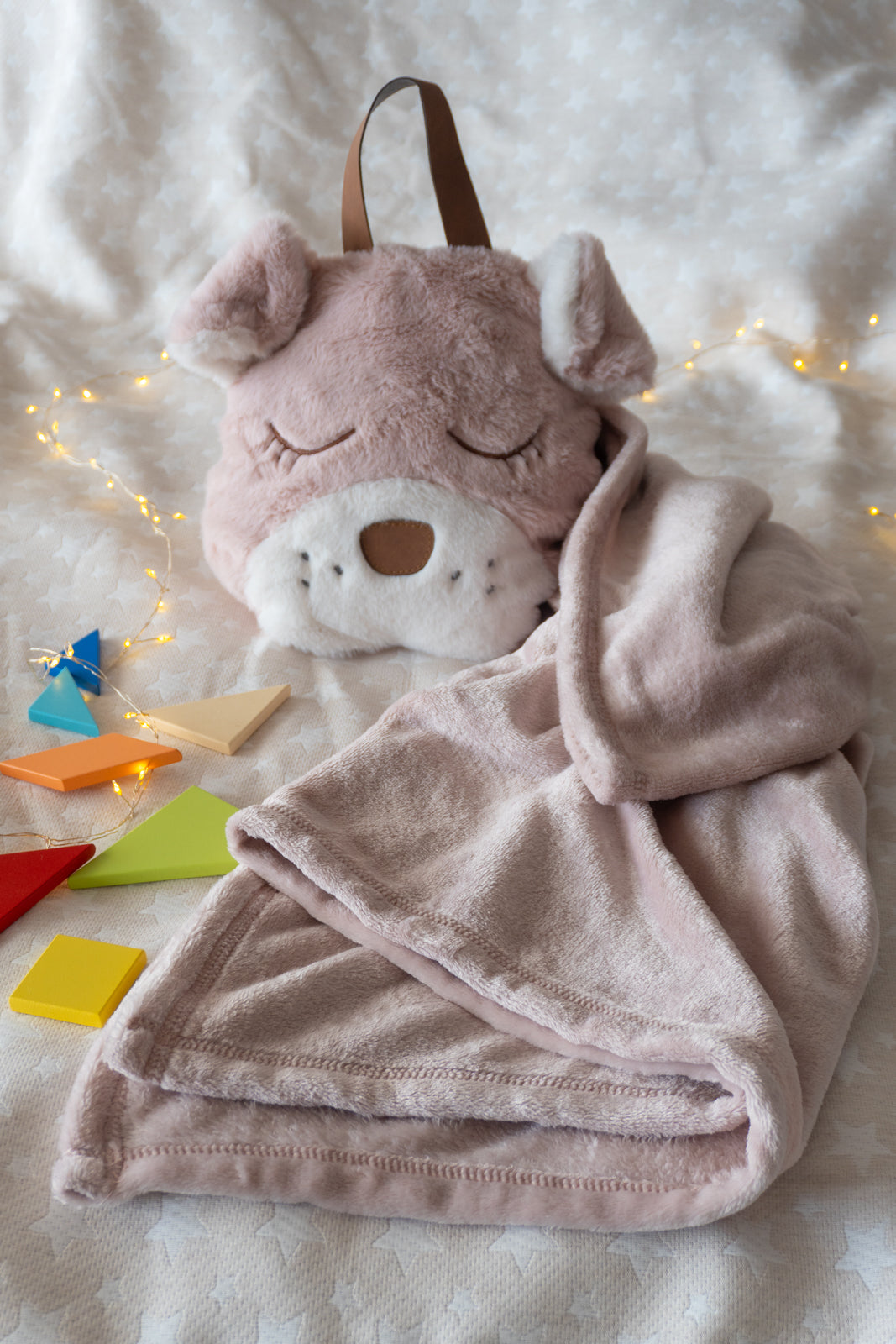 Manta Kids Doggy Palo Rosa - Bebés y niños pequeños