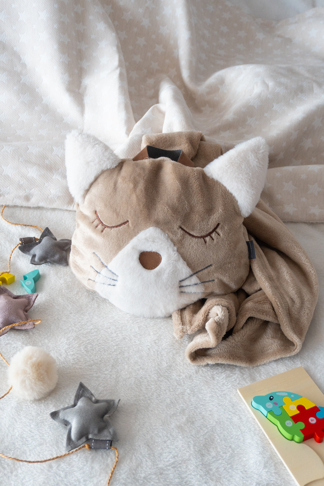Manta Kids Kitty Beige - Bebés y niños pequeños