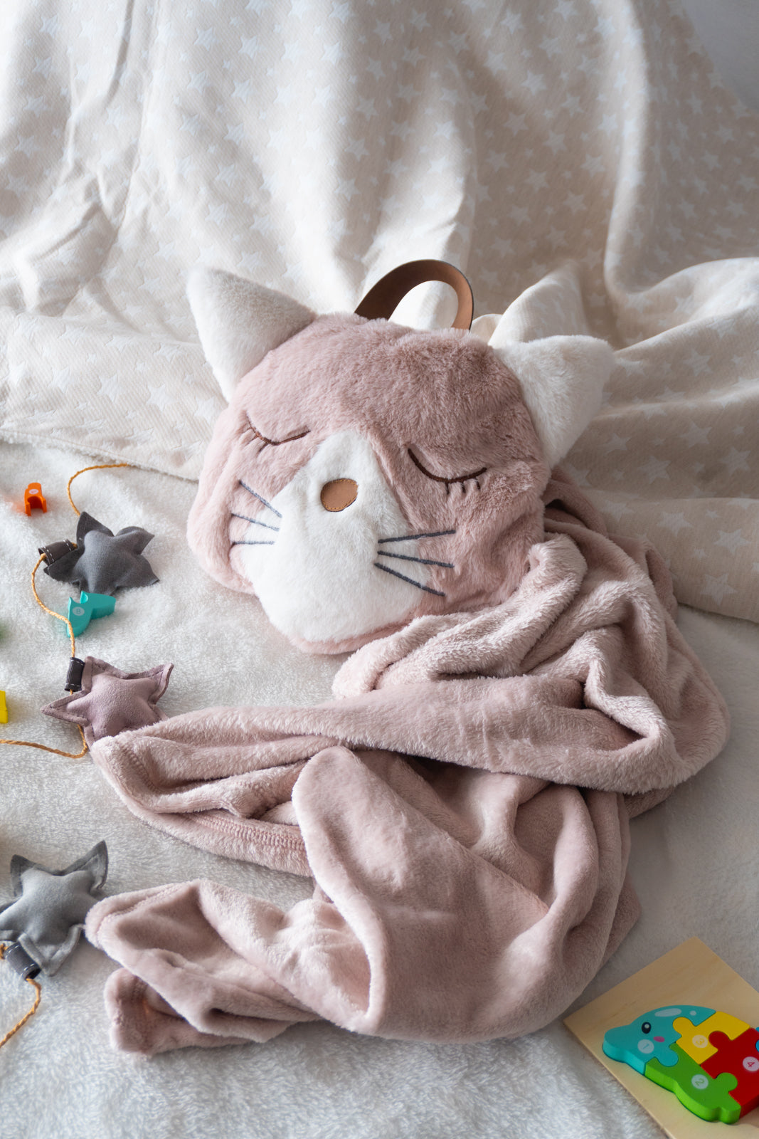 Manta Kids Kitty Palo Rosa - Bebés y niños pequeños