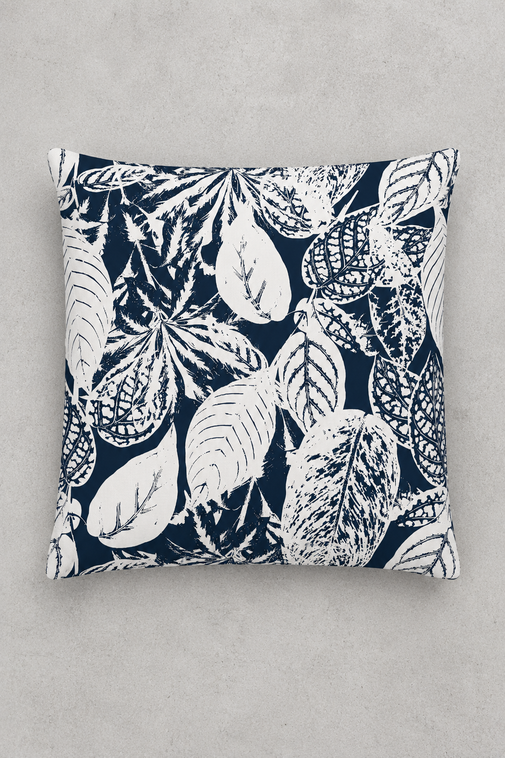 Forro Cojin Calatea Navy 50x50