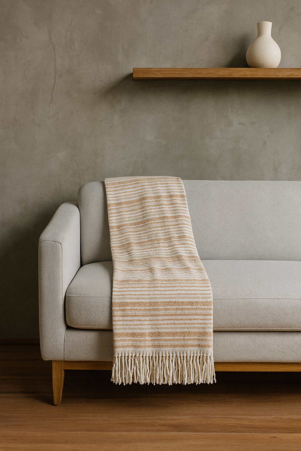 Throw Turin Taupe