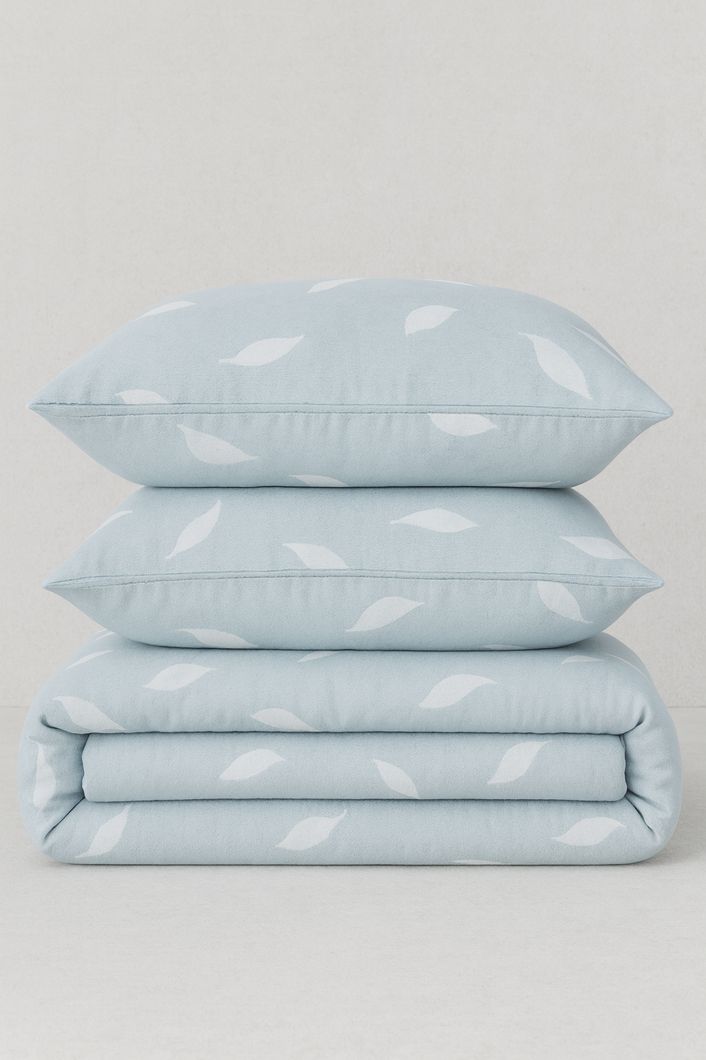 Set Duvet Leave Aqua