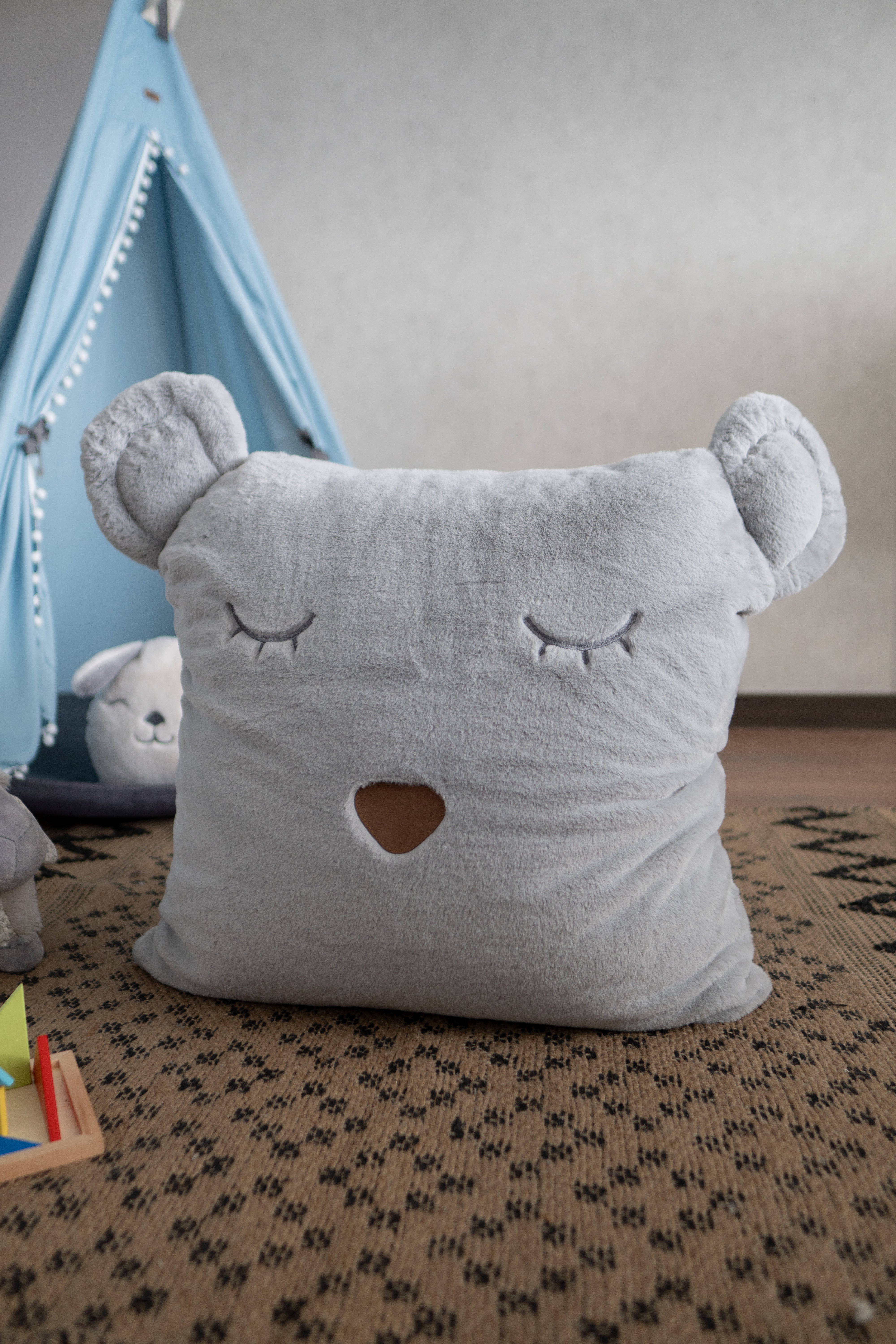 Forro Cojin Bear Gris