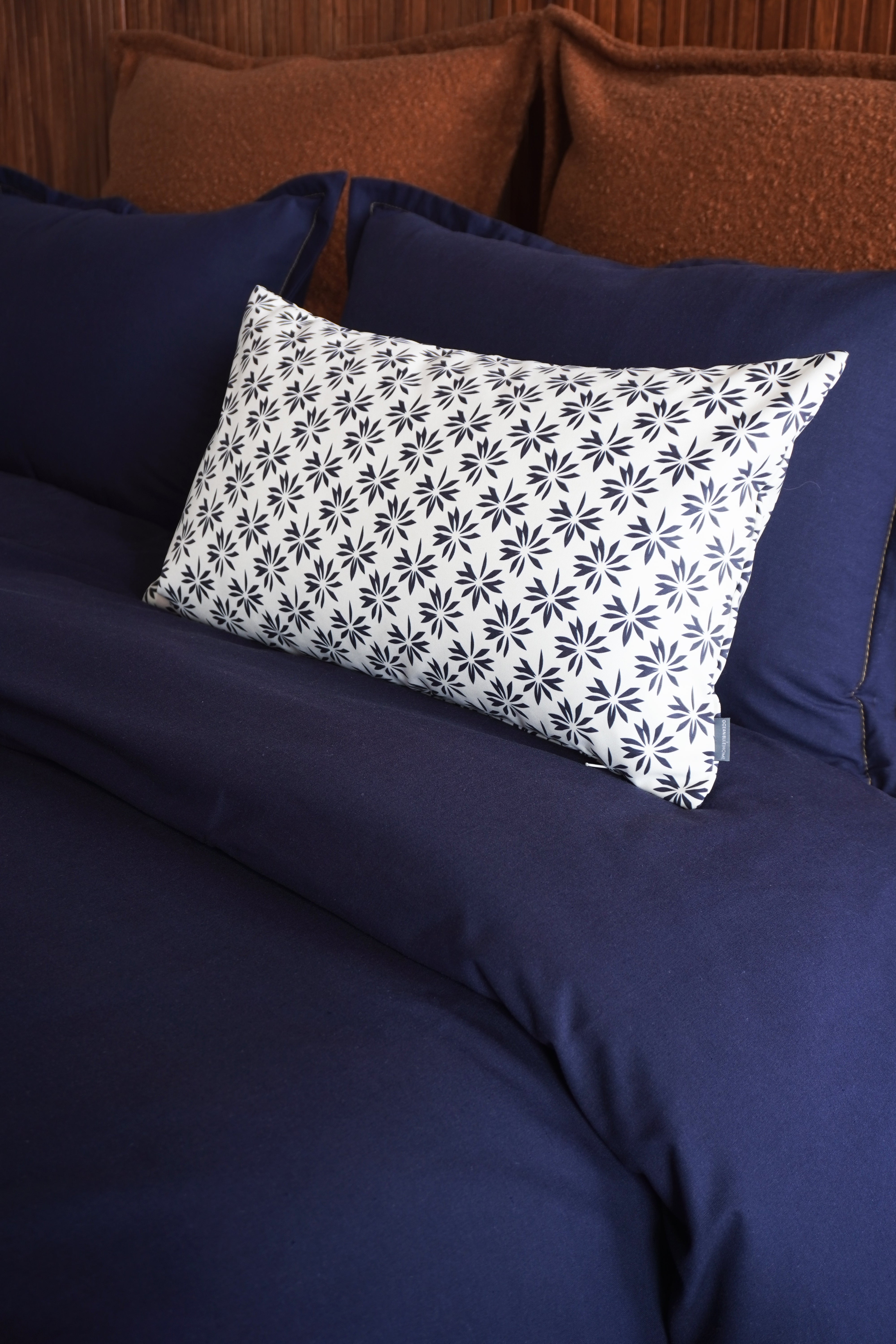 Forro Cojin Dalia Navy
