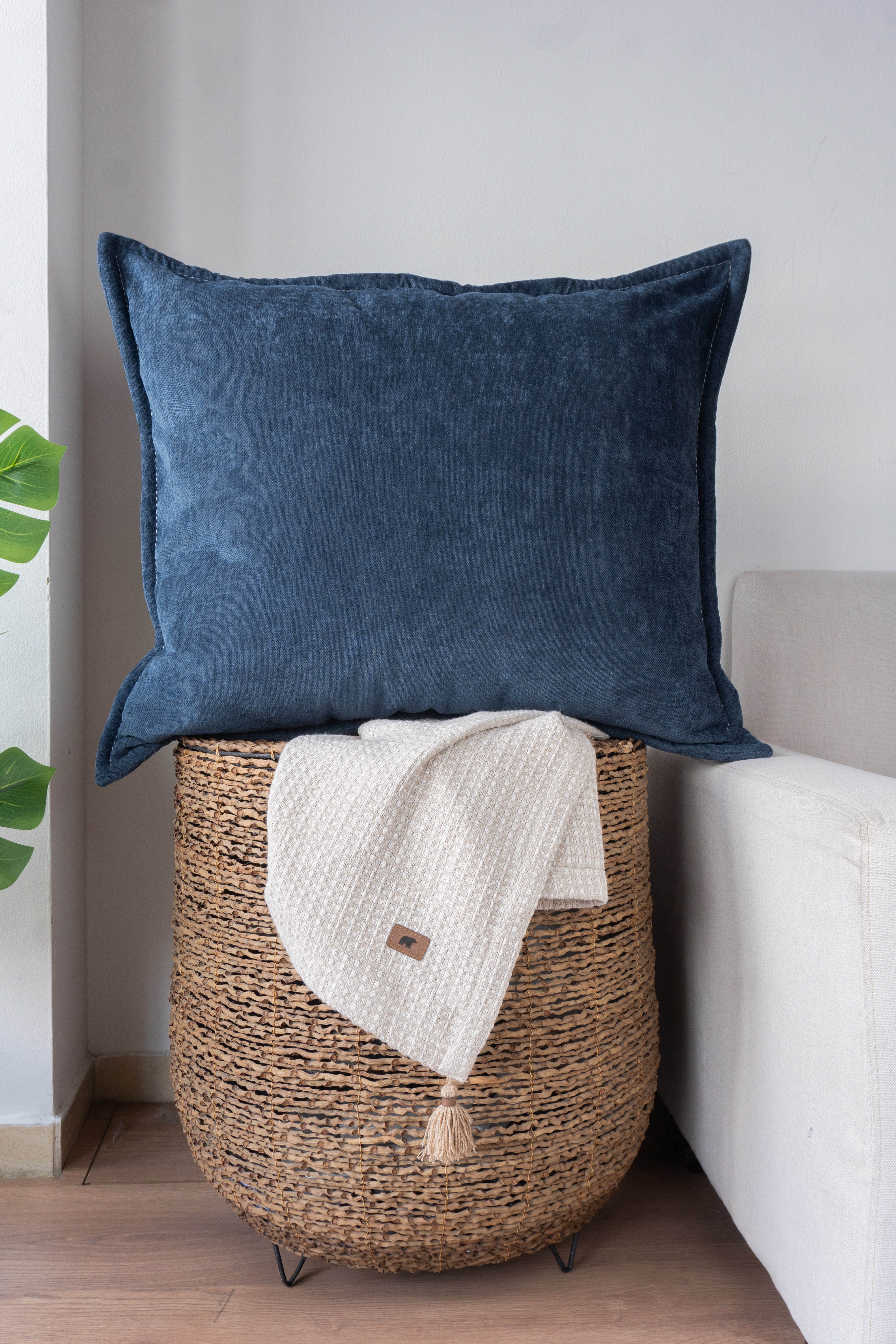 Forro Cojin Chicago Indigo Euro