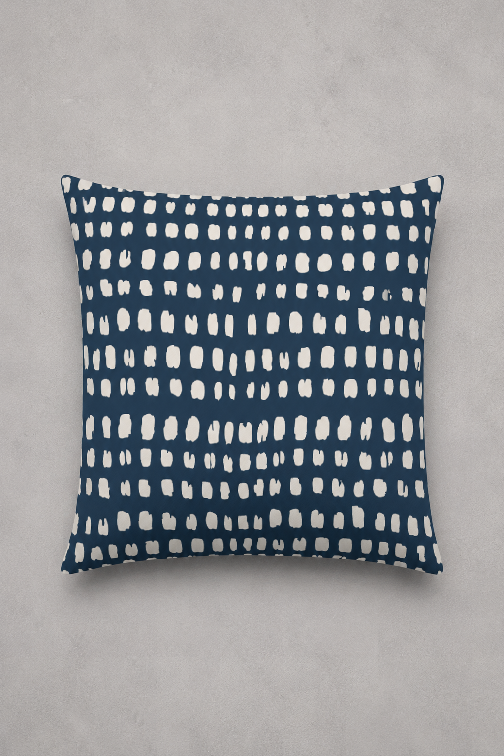 Forro Cojin Nogal Navy 50x50