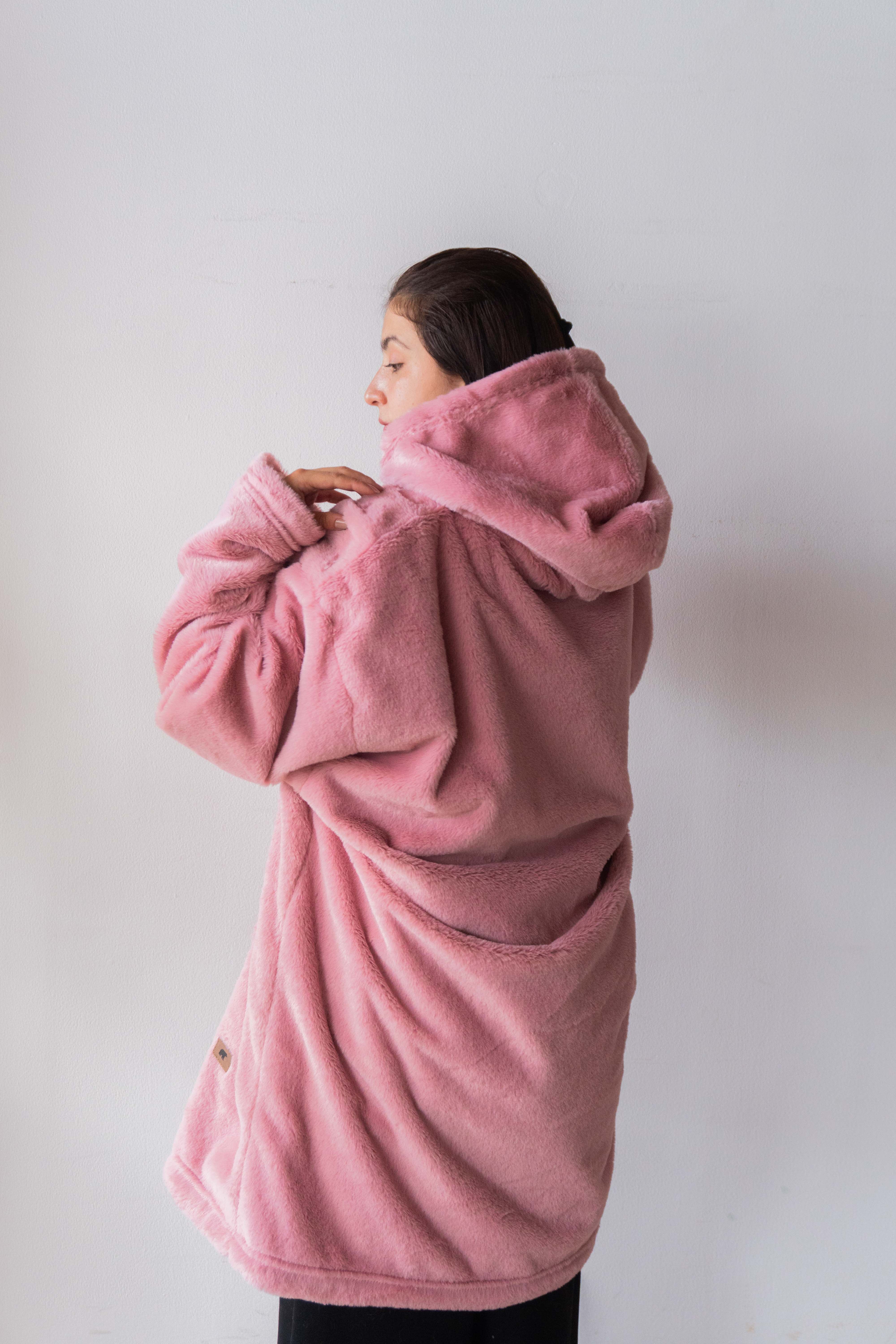 Saco Teddy Blush