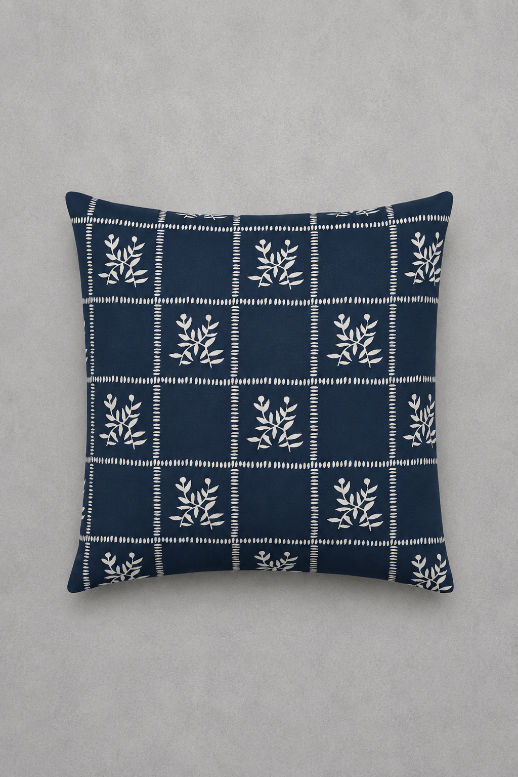 Forro Cojin Vegonia Navy 50x50