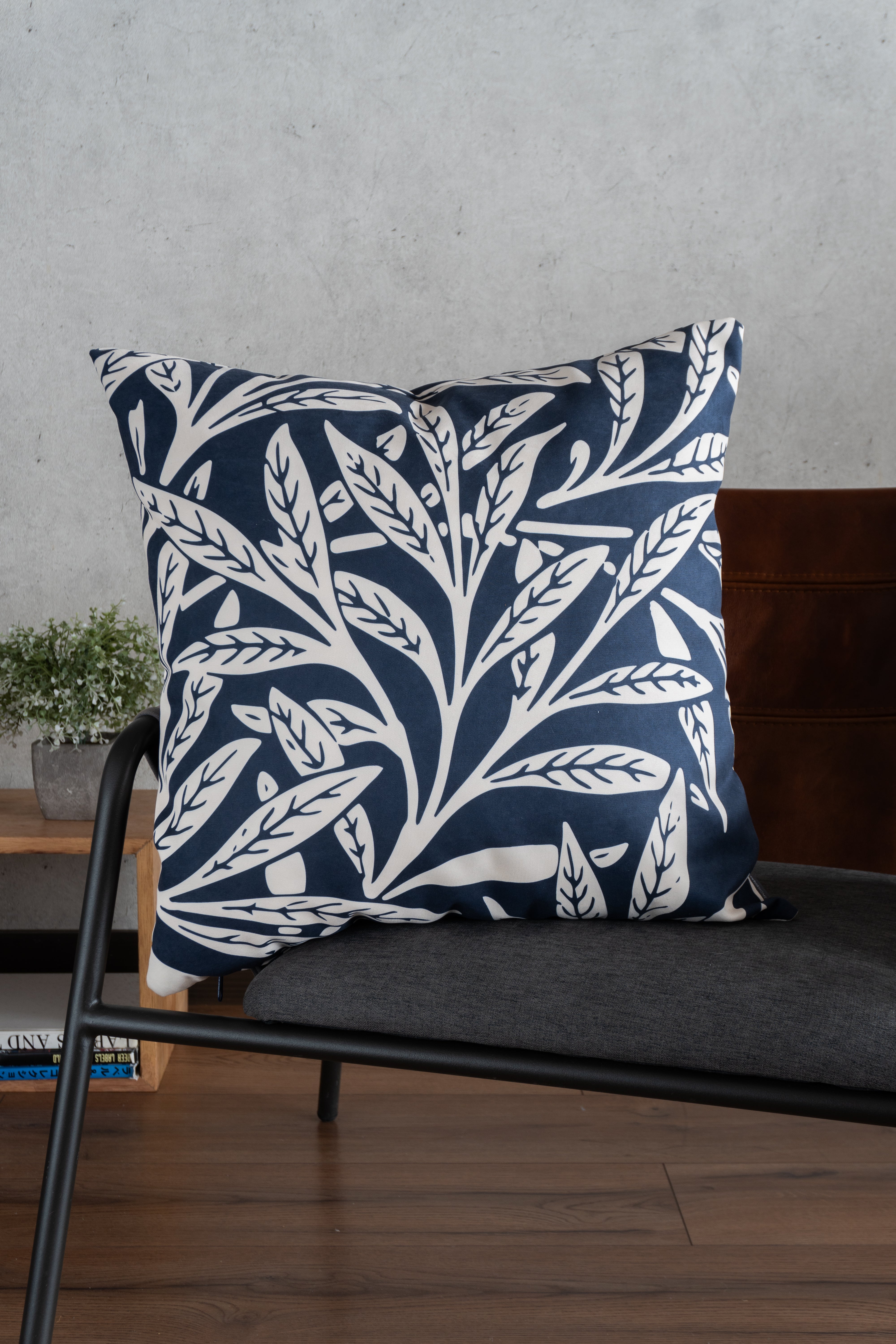 Forro Cojin Nature navy