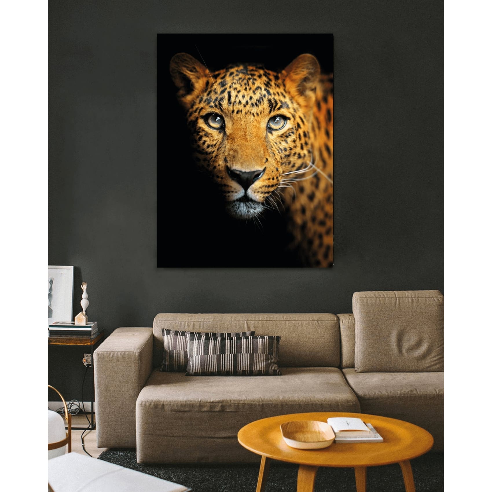 cuadro decorativo, decoración, sala, estudio, habitación, animal,Jaguar